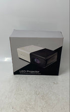 Load image into Gallery viewer, White Black 1080p Mini LED Projector With Box And Accessories Not Tested

