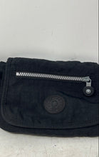 Load image into Gallery viewer, Kipling Womens Black Outer Pocket Adjustable Strap Flap Crossbody Handbag
