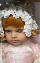 Load image into Gallery viewer, Seymour Mann Hug'n Hold Collector Vinyl Blonde Hair Girl Doll With Pink Outfit
