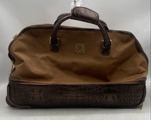 Load image into Gallery viewer, Diane Von Furstenberg Studio Unisex Brown Double Handle Carry-On Duffle Bag
