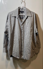 Load image into Gallery viewer, Kenneth Cole Mens Gray Long Sleeve Spread Collar Dress Shirt Size 16 32-33
