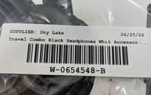 Load image into Gallery viewer, Lifestyle Advanced Black Travel Combo Headphones With Accessories Factory Sealed

