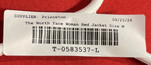 Load image into Gallery viewer, The North Face Mens Red Fleece Long Sleeve Pockets Full Zip Hoodie Size Medium
