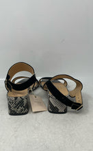 Load image into Gallery viewer, Avellini Womens Black Leather Open Toe Slingback Sandals Size US 6 EU 37 W/ Tag
