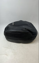Load image into Gallery viewer, Alyssa Womens Black Faux Leather Inner Pocket Zipper Shoulder Hobo Bag With Tags
