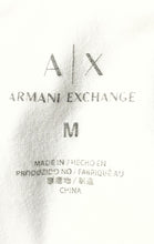Load image into Gallery viewer, Armani Exchange Mens White Short Sleeve V-Neck Pullover T-Shirt Size Medium
