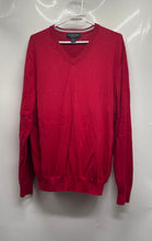 Load image into Gallery viewer, Brooks Brothers Mens Red Long Band Sleeve V-Neck Pullover Sweater Size XL
