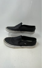 Load image into Gallery viewer, Vans Womens Asher 508731 Black Perforated Low Top Slip-On Sneaker Shoes Size 9
