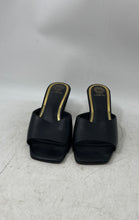 Load image into Gallery viewer, Vince Camuto Womens Sacha Black Leather Slip-On Block Slide Heels Size 7.5M
