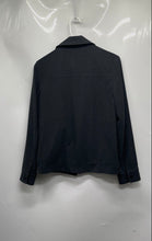 Load image into Gallery viewer, Zara Mens Dark Gray Long Sleeve Collared Pockets Snap Jacket Size XS

