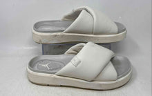 Load image into Gallery viewer, Nike Womens Air Jordan Sophia DO8863-011 White Leather Slip-On Slide Sandals 10
