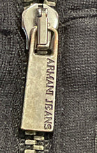 Load image into Gallery viewer, Authentic Armani Jeans Womens Black Flat Front Straight-Leg Trouser Pants Size S
