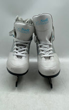 Load image into Gallery viewer, Cameo Womens Soft White Lace-Up Winter Sport Figure Ice Skates Size 8
