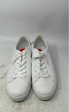 Load image into Gallery viewer, Armani Exchange Mens XUX042 White Red Leather Lace-Up Sneaker Shoes Size 11
