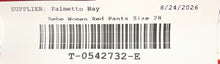 Load image into Gallery viewer, Bebe Womens Red Denim Stretch Distressed Skinny Leg Jeans Size 28 With Tag
