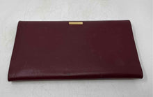 Load image into Gallery viewer, BCBGMaxazria Womens Burgundy Inner Pockets Clutch Bag With Tag
