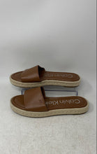 Load image into Gallery viewer, Calvin Klein Womens Trea Brown Open Toe Slip-On Slide Sandals Size 7.5M
