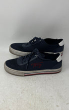 Load image into Gallery viewer, Tommy Hilfiger Womens Laxmi Navy Blue Leather Lace-Up Sneaker Shoes Size 6.5M
