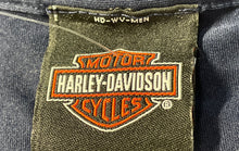 Load image into Gallery viewer, Harley-Davidson Mens Blue Short Sleeve Round Neck Pullover T-Shirt Size Large
