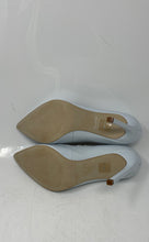 Load image into Gallery viewer, Aldo Womens Light Blue Leather Pointed Toe Slip-On Stiletto Pump Heels Size 9

