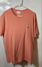 Load image into Gallery viewer, Lacoste Mens Pink Short Sleeve Crew Neck Regular Fit Pullover T-Shirt Size XL
