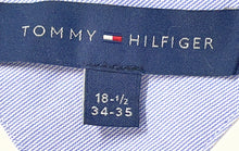 Load image into Gallery viewer, Tommy Hilfiger Mens White Cotton Long Sleeve Collared Dress Shirt Sz 18.5 34-35
