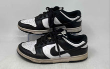 Load image into Gallery viewer, Nike Womens Dunk Low White Black Leather Lace-Up Sneaker Shoes Size 9.5
