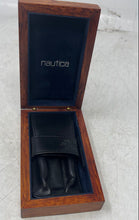 Load image into Gallery viewer, Nautica Silver-Tone Clippers Scissors Manicure Set In Wooden Box
