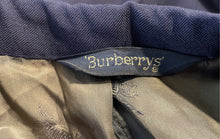 Load image into Gallery viewer, Authentic Burberrys Mens Blue Two-Button Blazer No Size Pit To Pit 22"Damaged

