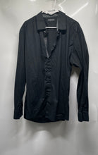 Load image into Gallery viewer, Kenneth Cole Mens Black Stretch Long Sleeve Collared Button-Up Shirt Size XXL
