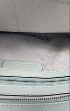 Load image into Gallery viewer, Michael Kors Womens Selma Light Green Patchwork Double Handle Satchel Handbag
