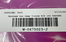 Load image into Gallery viewer, Massage Gun Purple 10 Interchangeable Massage Deep Tissue In Box No Tested

