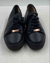 Load image into Gallery viewer, Authentic Valentino Womens Dalia Black Leather Sneakers Shoes Size 6 Damaged
