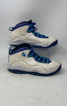 Load image into Gallery viewer, Nike Boys Air Jordan 10 Retro 310806-107 White Leather Basketball Shoes Size 7Y
