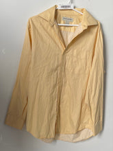 Load image into Gallery viewer, Banana Republic Mens Yellow Cotton Long Sleeve Dress Shirt Size M 15-15.5
