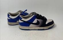 Load image into Gallery viewer, Nike Kids Dunk Low Blue Black White Low Top Lace-Up Sneaker Shoes Size 7Y
