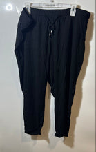Load image into Gallery viewer, Old Navy Womens Black Pockets Drawstring Tapered Leg Jogger Pants Size XL
