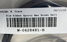 Load image into Gallery viewer, Nike Air By Blue Ribbon Sports Mens Brown Oval Buckle Adjustable Dress Belt
