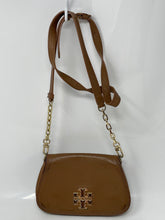 Load image into Gallery viewer, Authentic Tory Burch Womens Britten Brown Convertible Crossbody Bag Damaged
