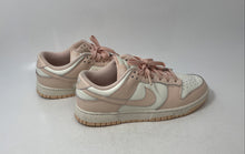 Load image into Gallery viewer, Nike Womens Dunk Low White Pink Leather Lace-Up Low Top Sneaker Shoes Size 9
