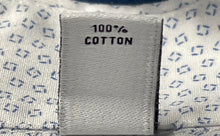 Load image into Gallery viewer, Calvin Klein Mens White Printed Cotton Slim Fit Dress Shirt Size 16.5 32/33
