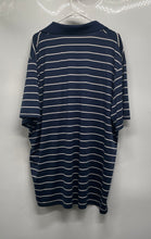 Load image into Gallery viewer, Polo Ralph Lauren Mens Blue And White Striped Short Sleeve Polo Shirt Size XXL
