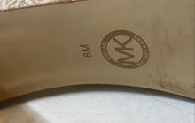 Load image into Gallery viewer, Michael Kors Womens Corrine White Beige Slip-On Block Platform Sandals Size 8M
