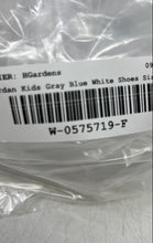 Load image into Gallery viewer, Nike Kids Air Jordan 1 Low Alt Gray Blue White Hook &amp; Loop Sneaker Shoes Size 8C
