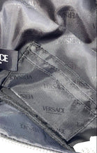 Load image into Gallery viewer, Versace Fragrances Womens Gray Adjustable Strap Front Zipper Belt Bag
