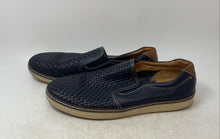 Load image into Gallery viewer, Johnston &amp; Murphy Mens McGuffey 2 Dark Blue Leather Loafer Shoes Size 13
