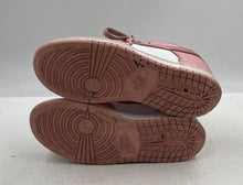 Load image into Gallery viewer, Authentic Nike Boys Dunk Low HV0930-100 Pink White Sneaker Shoes Size 3Y Stained

