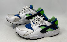 Load image into Gallery viewer, Nike Mens Air Huarache 318429-100 White Green Blue Running Shoes Size 10.5
