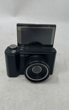 Load image into Gallery viewer, Black DMC-TSS 4K 16X Powerful Zoom Flip Screen Compact Digital Camera Not Tested
