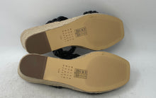 Load image into Gallery viewer, White House Black Market Womens Rebecca Black Braided Strap Wedge Sandals Sz 10M
